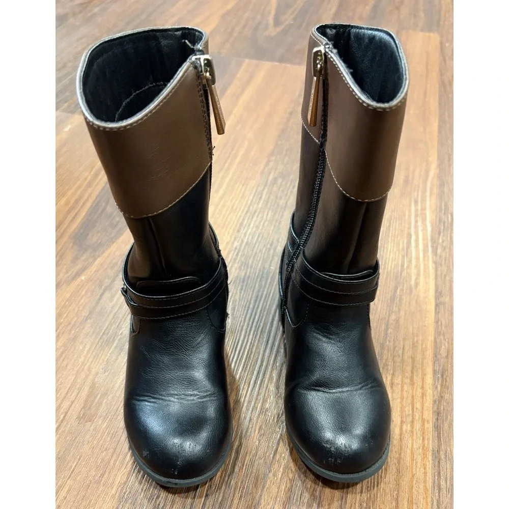 Michael Kors Boots Black‎ Brown Girls Size 9